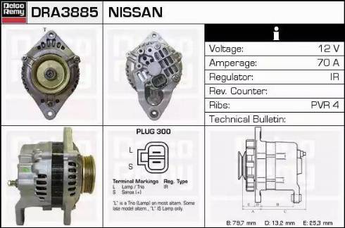 Remy DRA3885 - Alternator furqanavto.az