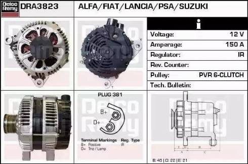 Remy DRA3823 - Alternator furqanavto.az