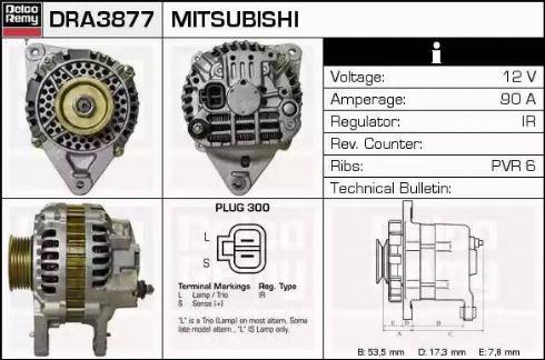 Remy DRA3877 - Alternator furqanavto.az