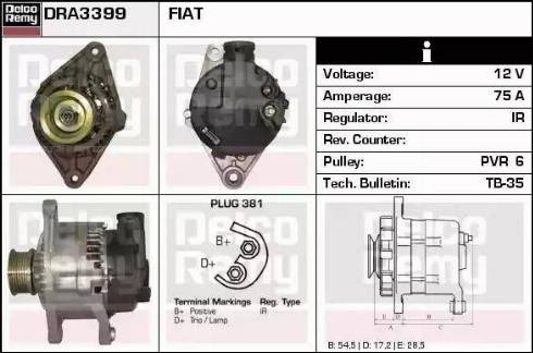 Remy DRA3399 - Alternator furqanavto.az