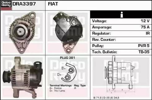 Remy DRA3397 - Alternator furqanavto.az