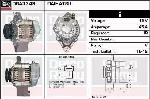 Remy DRA3348 - Alternator furqanavto.az