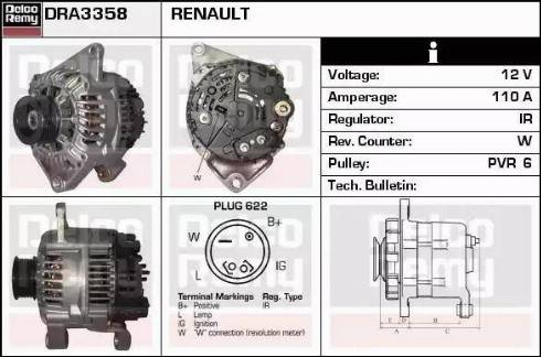 Remy DRA3358 - Alternator furqanavto.az