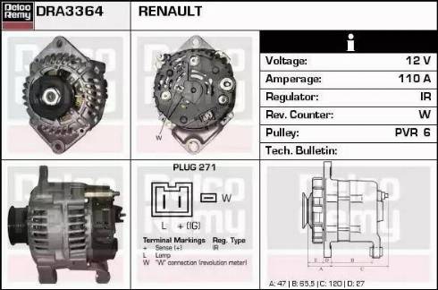 Remy DRA3364 - Alternator furqanavto.az