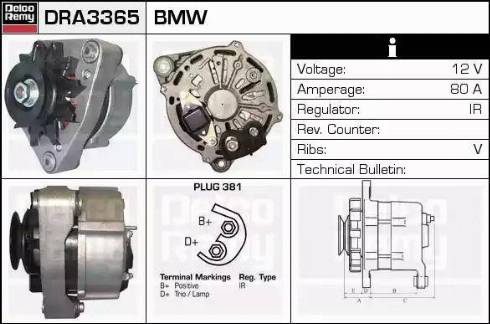 Remy DRA3365 - Alternator furqanavto.az