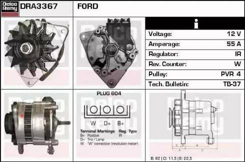 Remy DRA3367 - Alternator furqanavto.az