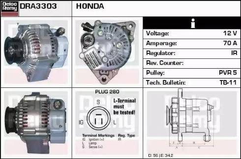 Remy DRA3303 - Alternator furqanavto.az