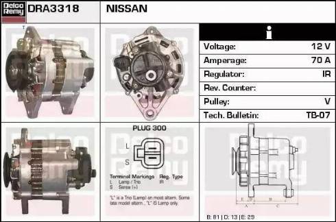 Remy DRA3318 - Alternator furqanavto.az