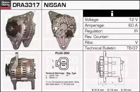 Remy DRA3317 - Alternator furqanavto.az