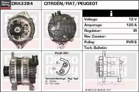 Remy DRA3384 - Alternator furqanavto.az