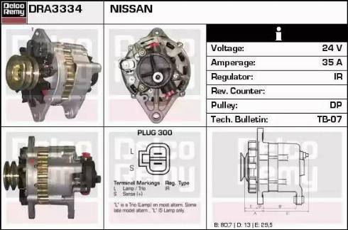 Remy DRA3334 - Alternator furqanavto.az