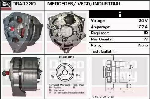 Remy DRA3330 - Alternator furqanavto.az