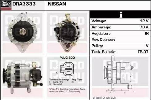 Remy DRA3333 - Alternator furqanavto.az