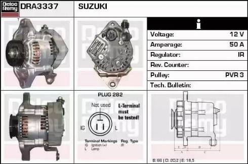 Remy DRA3337 - Alternator furqanavto.az