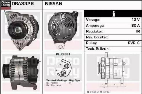 Remy DRA3326 - Alternator furqanavto.az