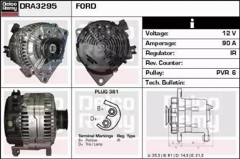 Remy DRA3295 - Alternator furqanavto.az