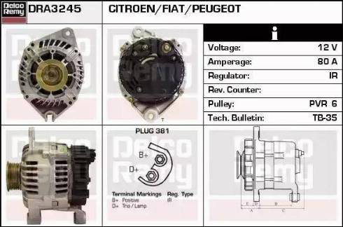 Remy DRA3245 - Alternator furqanavto.az