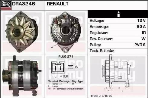 Remy DRA3246 - Alternator furqanavto.az