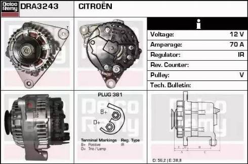 Remy DRA3243 - Alternator furqanavto.az