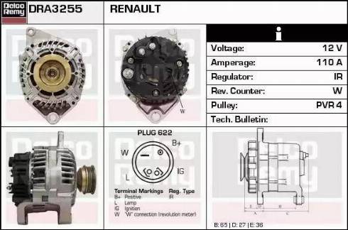 Remy DRA3255 - Alternator furqanavto.az