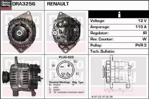 Remy DRA3256 - Alternator furqanavto.az