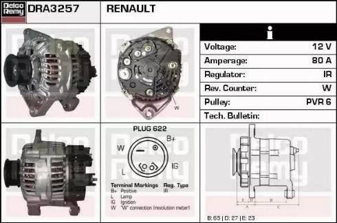 Remy DRA3257 - Alternator furqanavto.az