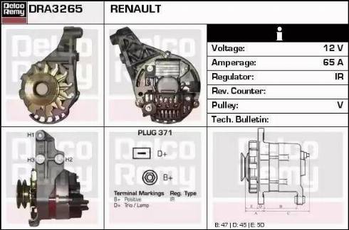 Remy DRA3265 - Alternator furqanavto.az