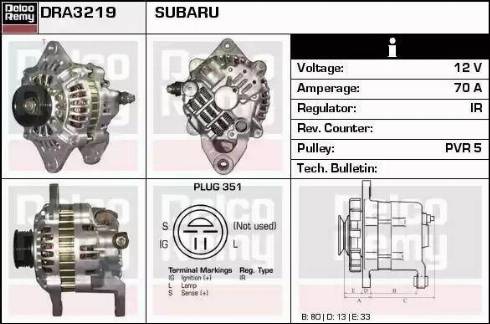 Remy DRA3219 - Alternator furqanavto.az