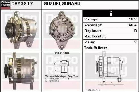 Remy DRA3217 - Alternator furqanavto.az