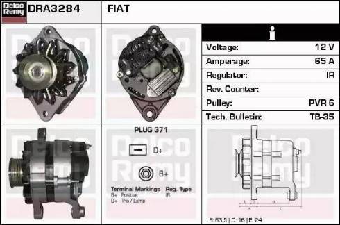 Remy DRA3284 - Alternator furqanavto.az