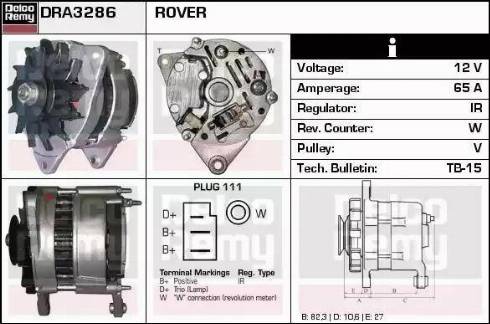 Remy DRA3286 - Alternator furqanavto.az