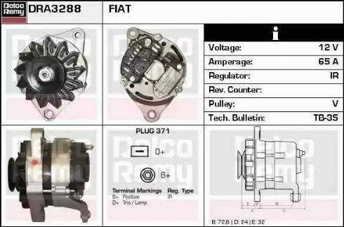 Remy DRA3288 - Alternator furqanavto.az