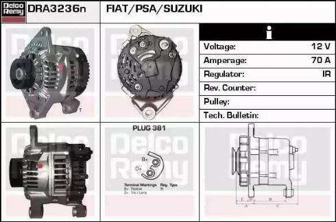 Remy DRA3236N - Alternator furqanavto.az