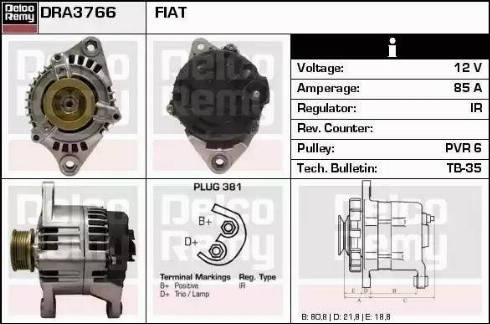 Remy DRA3766 - Alternator furqanavto.az