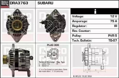 Remy DRA3763 - Alternator furqanavto.az