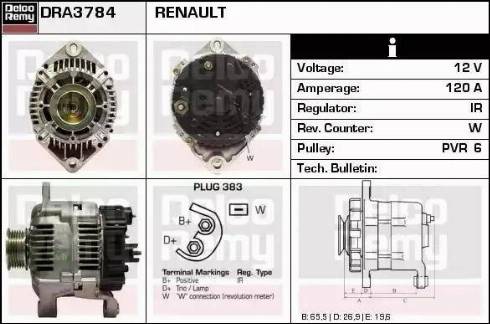Remy DRA3784 - Alternator furqanavto.az