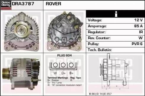 Remy DRA3787 - Alternator furqanavto.az