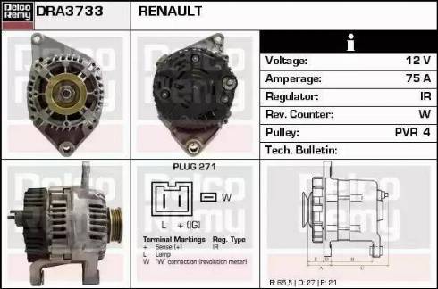 Remy DRA3733 - Alternator furqanavto.az