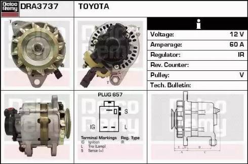 Remy DRA3737 - Alternator furqanavto.az