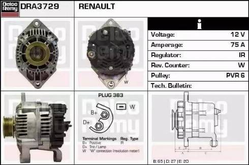 Remy DRA3729 - Alternator furqanavto.az