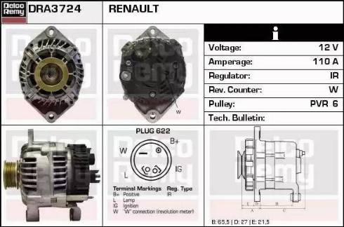 Remy DRA3724 - Alternator furqanavto.az