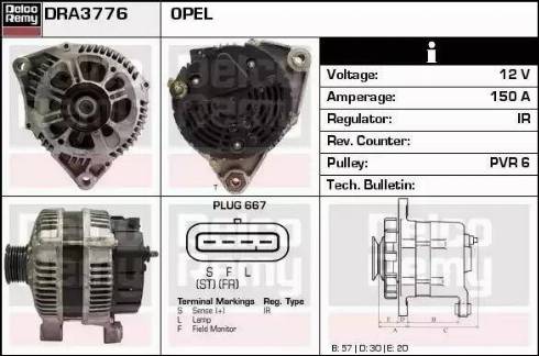 Remy DRA3776 - Alternator furqanavto.az