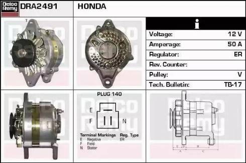 Remy DRA2491 - Alternator furqanavto.az