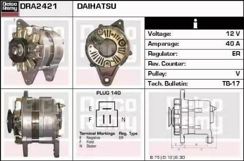 Remy DRA2421 - Alternator furqanavto.az