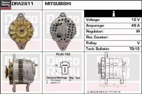 Remy DRA2611 - Alternator furqanavto.az