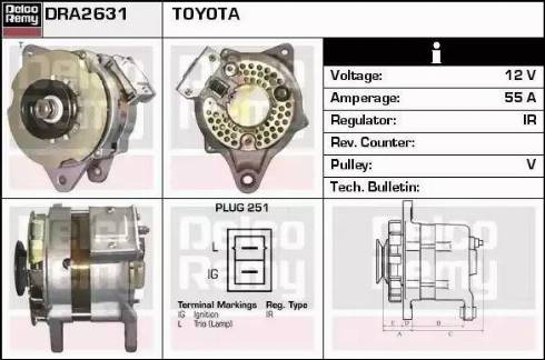 Remy DRA2631 - Alternator furqanavto.az