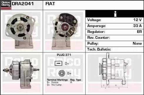 Remy DRA2041 - Alternator furqanavto.az