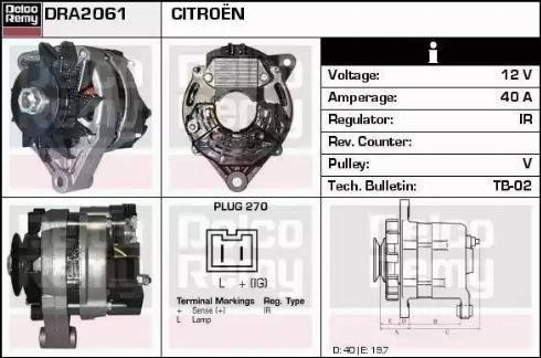 Remy DRA2061 - Alternator furqanavto.az