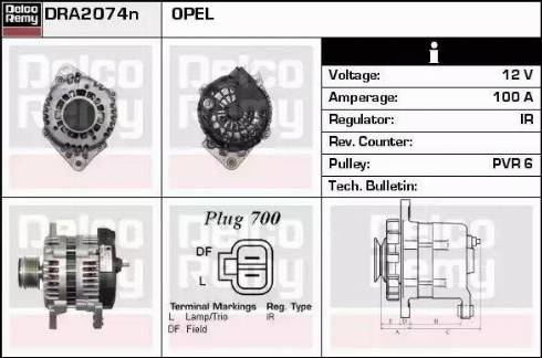 Remy DRA2074N - Alternator furqanavto.az