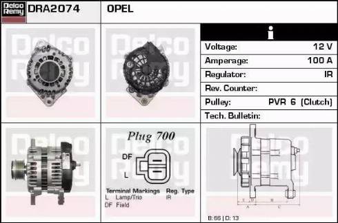 Remy DRA2074 - Alternator furqanavto.az